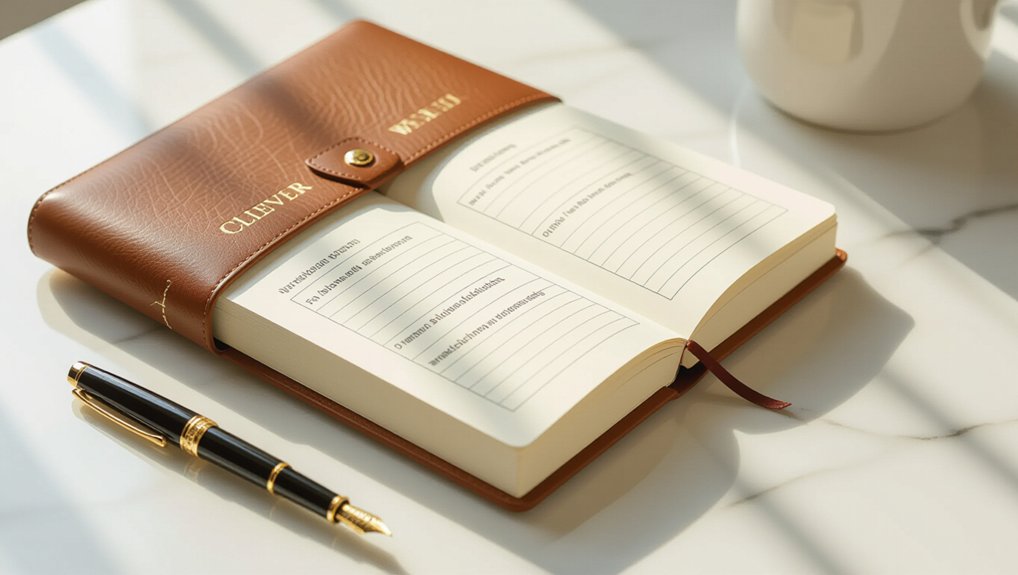 stylish wellness journal features