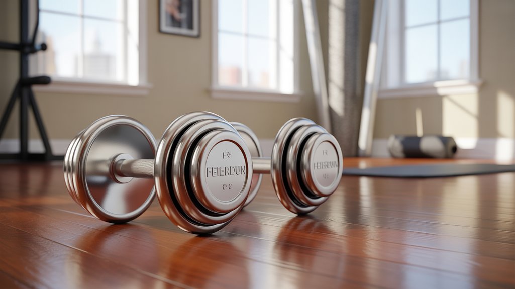 versatile adjustable dumbbell system