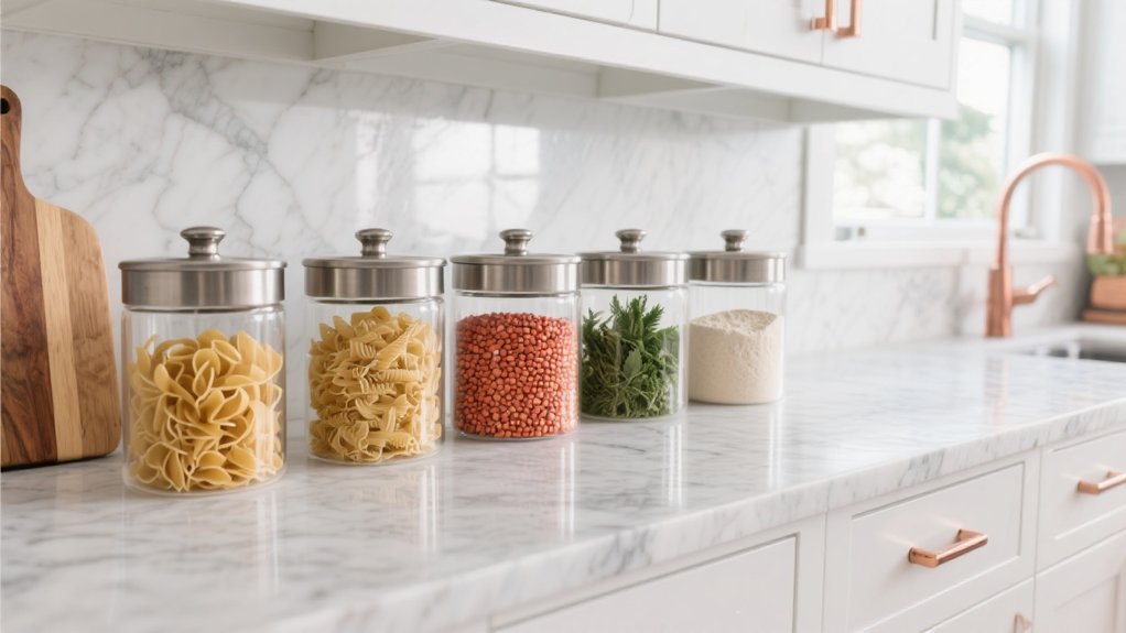 versatile glass kitchen canisters