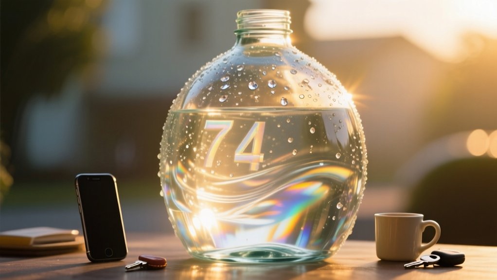 74 ounce borosilicate hydration bottle