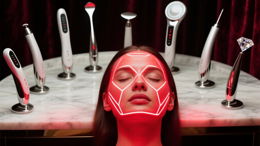 7 in 1 led facial massager