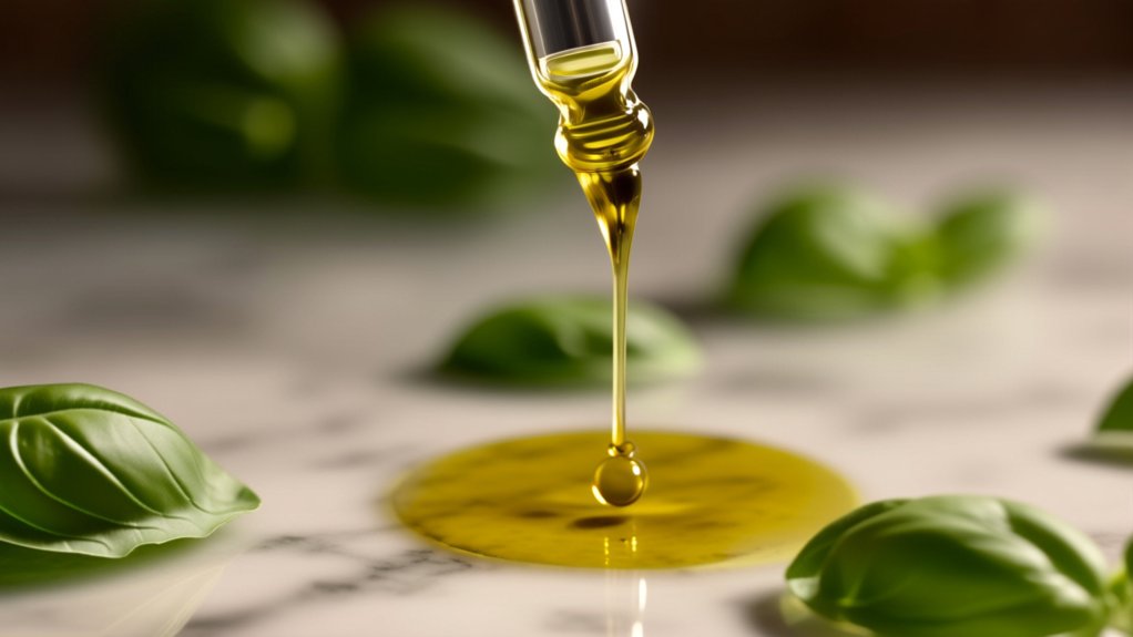 basil oil home skincare