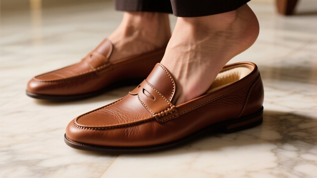 breathable knitted cushioning traction