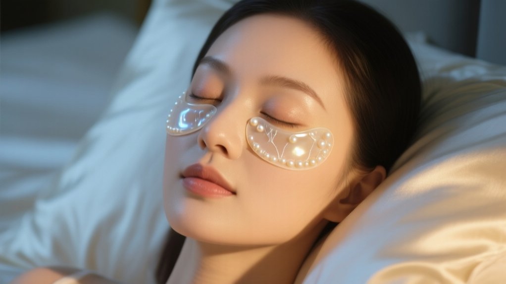 collagen infused moisturizing sleep masks
