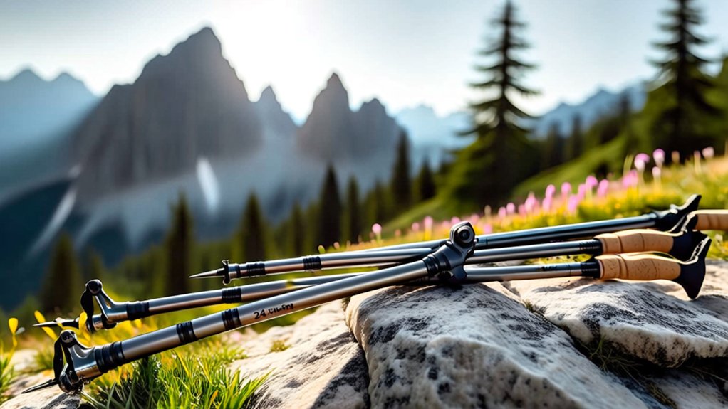 collapsible 7075 aluminum poles