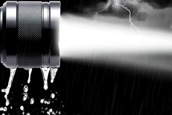 compact tactical storm proof flashlight