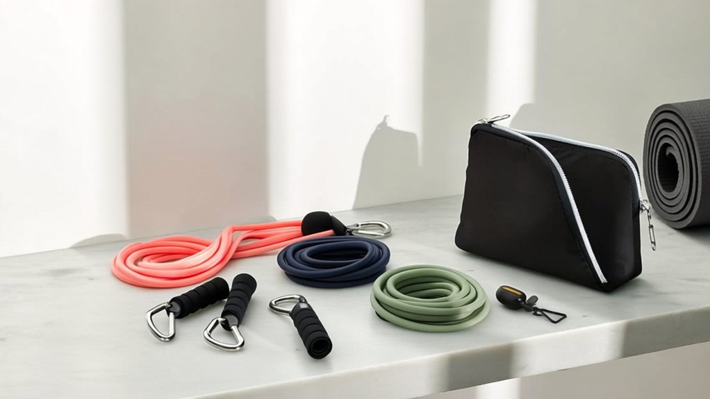 compact travel workout storage