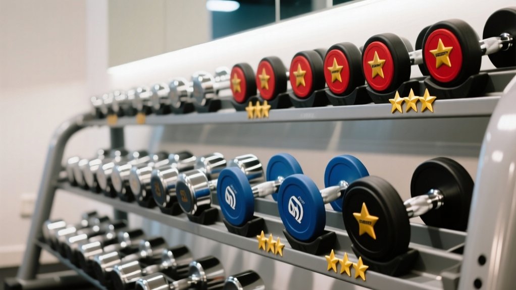 consistently high dumbbell ratings