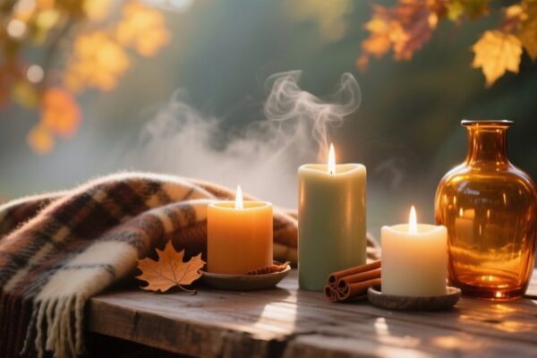 cozy fall candle sets