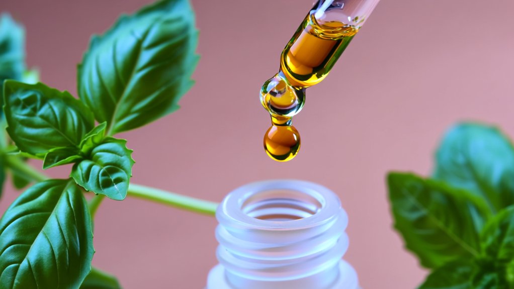 diluted basil oil tested