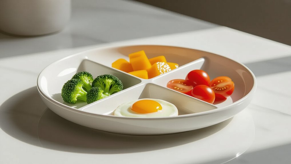 elegant durable portion control plate