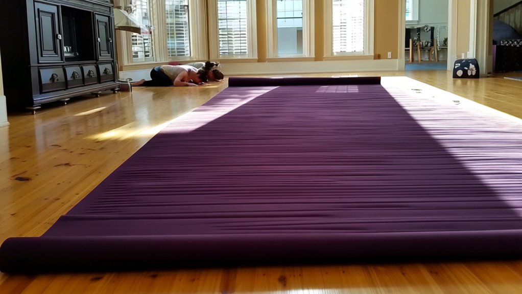 extra large cushioned yoga mat