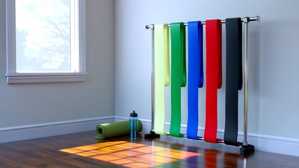 five level progressive resistance bands