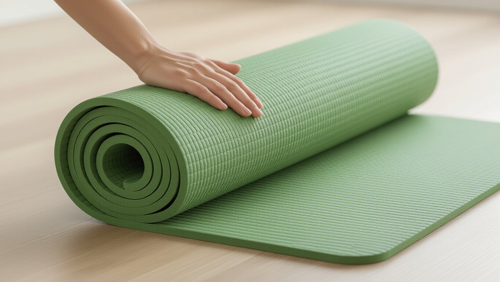 foldable mat becomes step