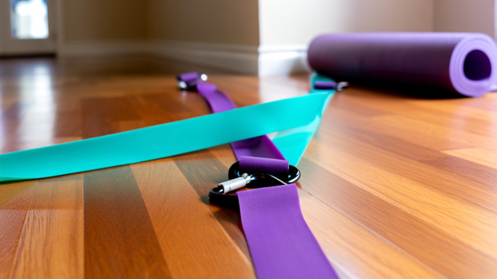 graduated non elastic stretch straps