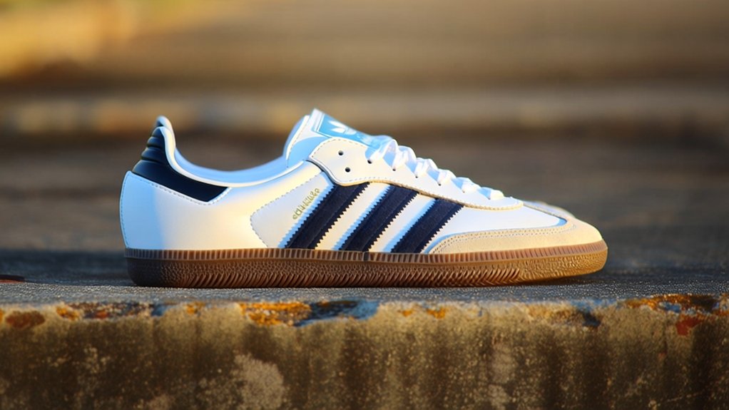 gum soled leather samba icon