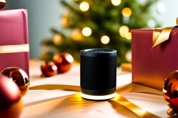holiday lighted portable speaker