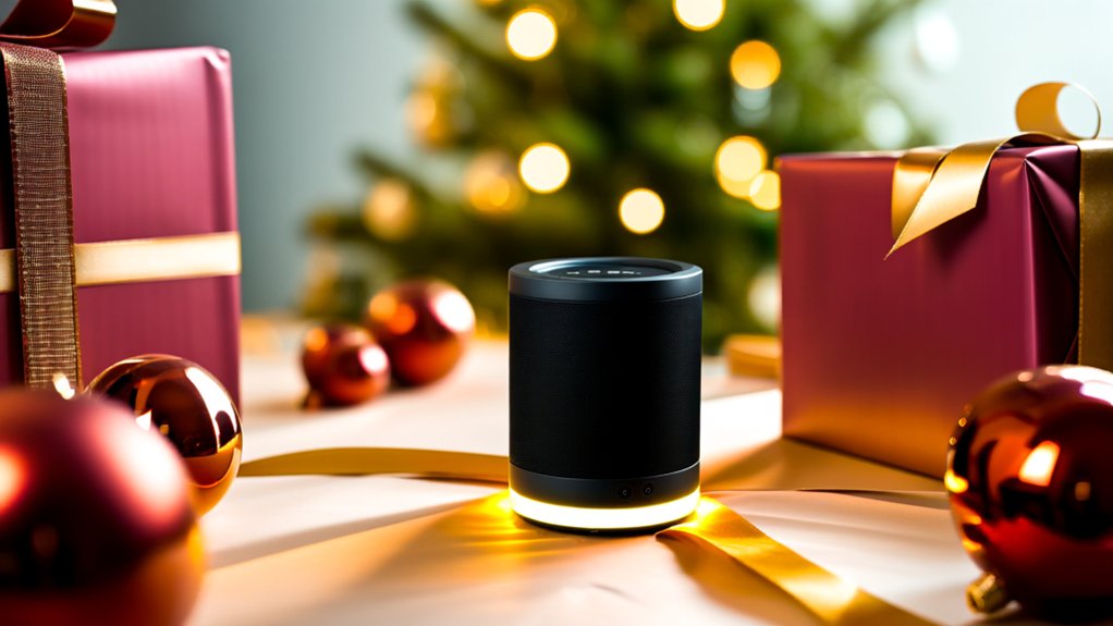 holiday lighted portable speaker