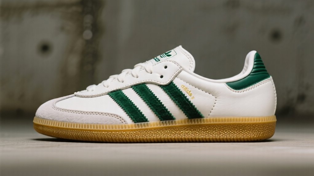 leather upper rubber sole