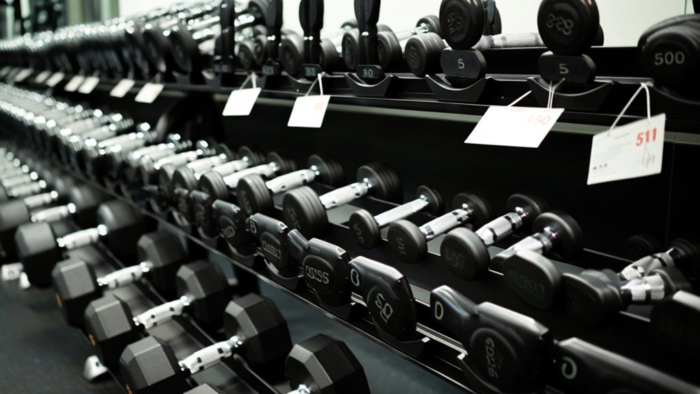 multi weight storage dumbbell sets