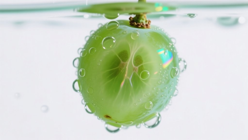 natural green grape pear