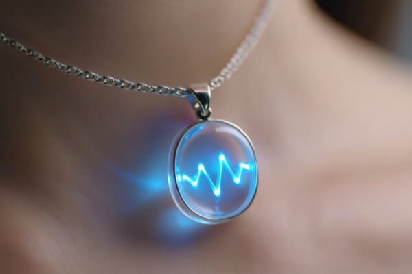 necklace gamifies breathwork practice