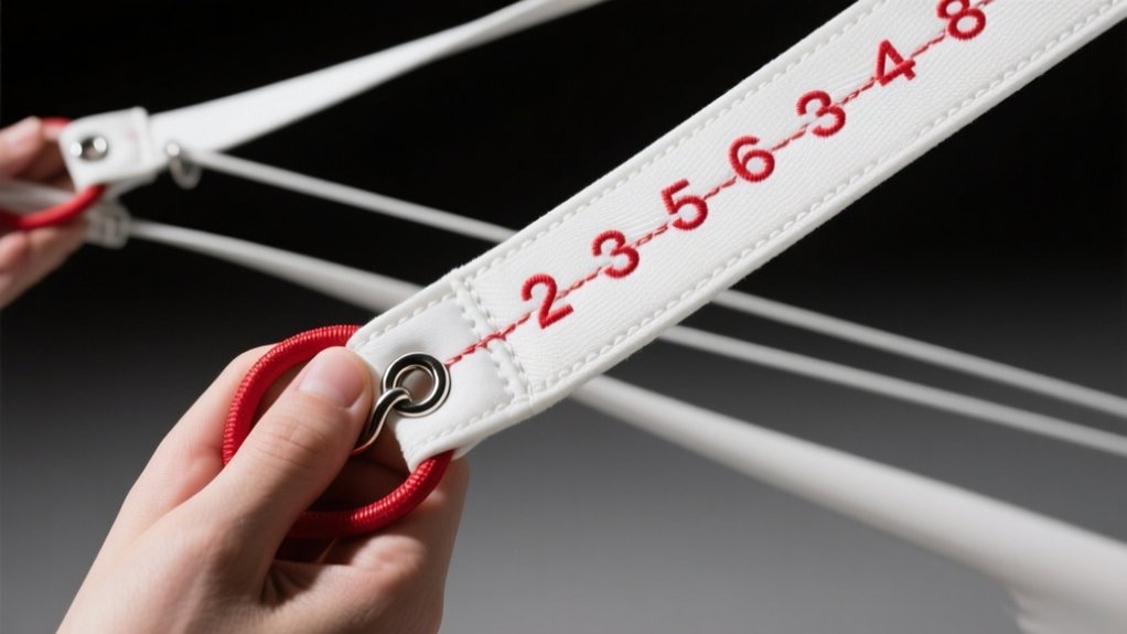 numbered loops track flexibility