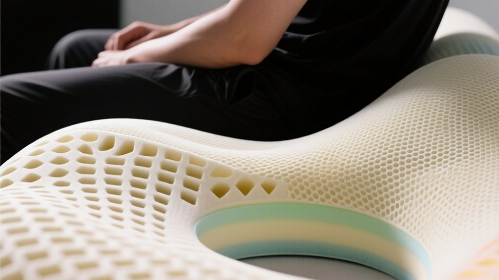 patented contoured cloudsupport cushion