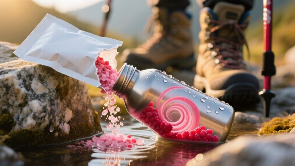 portable single serve electrolyte packets