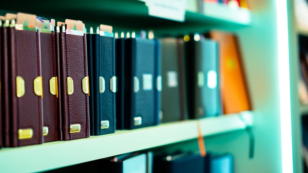 premium tabbed multi compartment notebooks