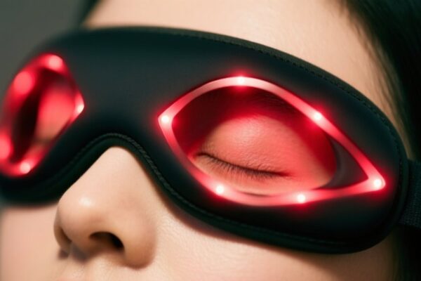 red light mask fights under eye