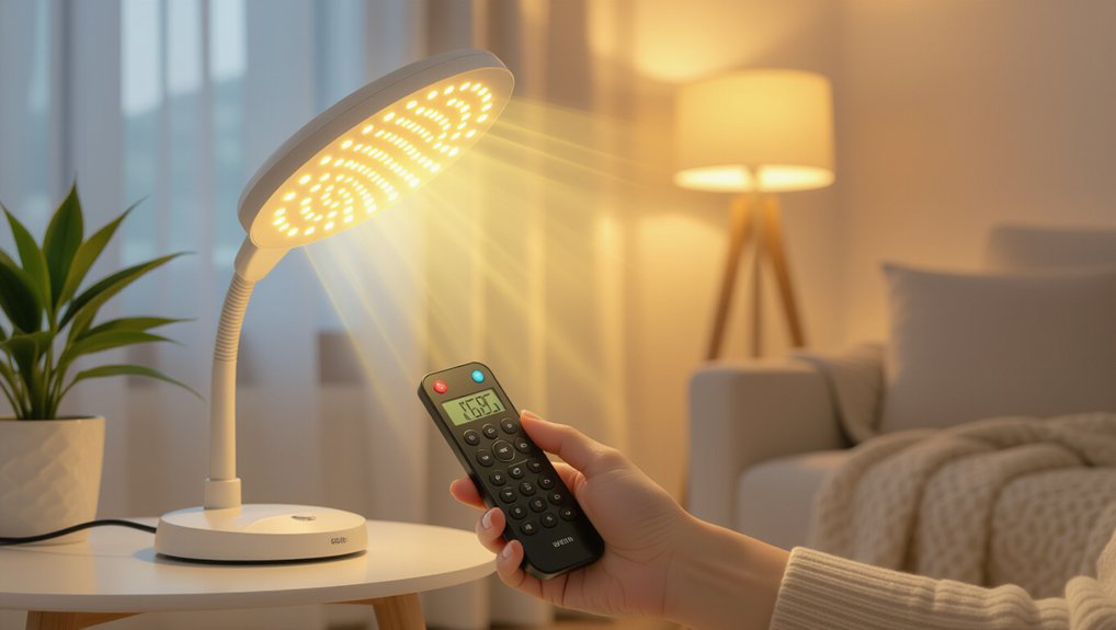 remote controlled memory function lamp