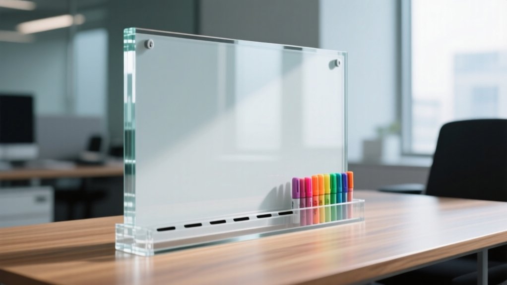 reusable tempered glass whiteboard