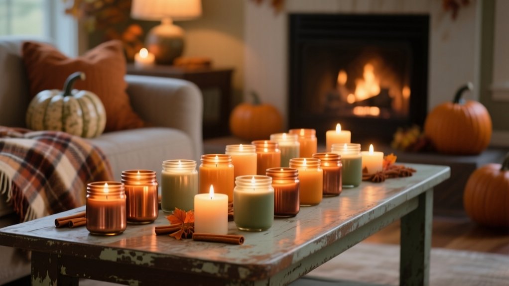 soy fall candle collection