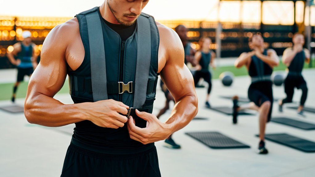 stable portable weighted vest