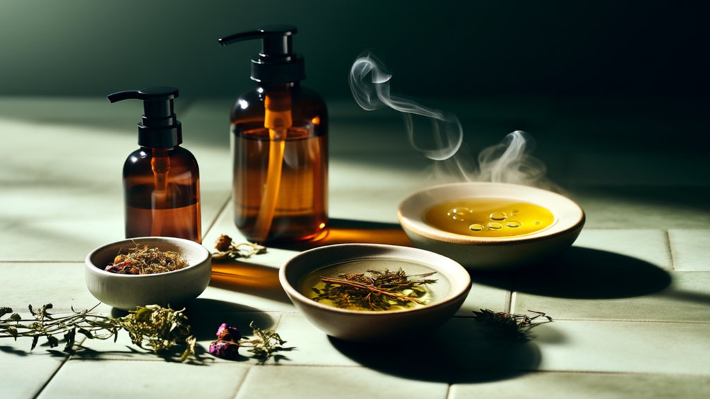 terracotta checked hair reviving set