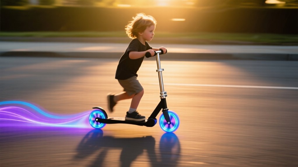 three height adjustable scooter