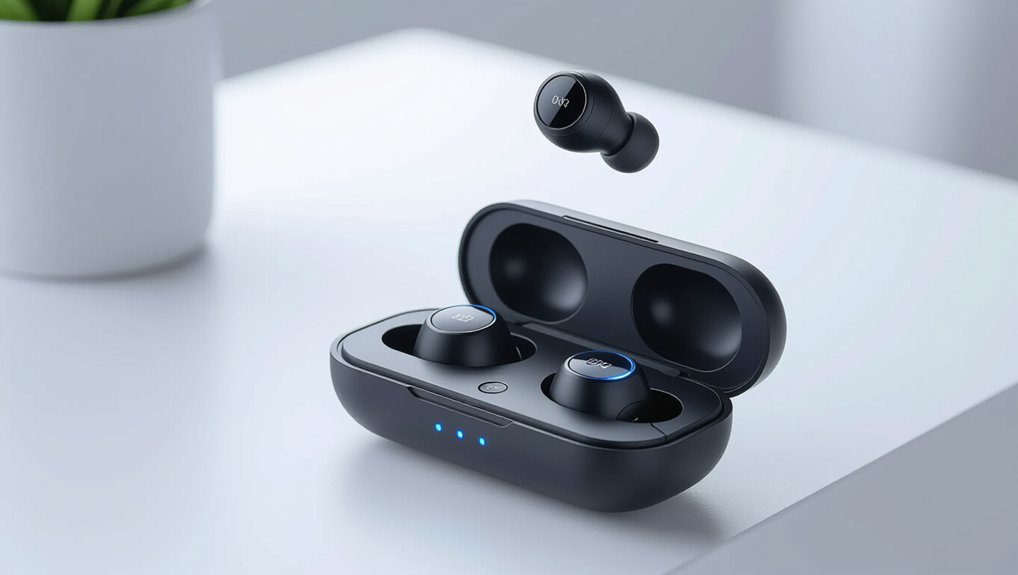 touchscreen case controls earbuds