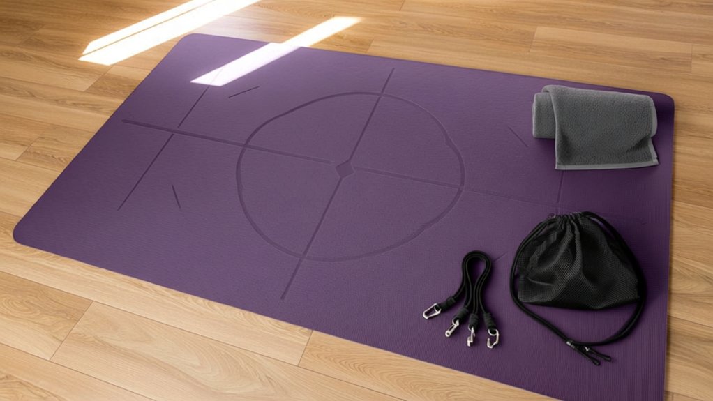 towel straps and bag