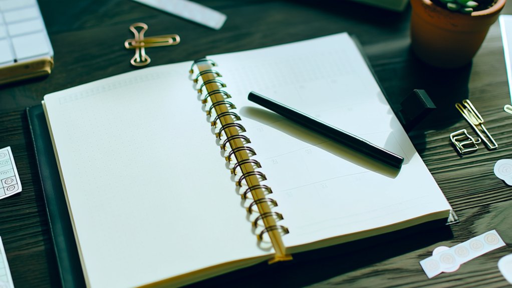 undated flexible four month planner