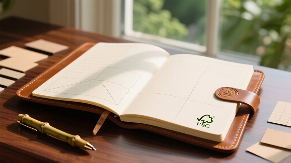 vegan leather fsc certified paper