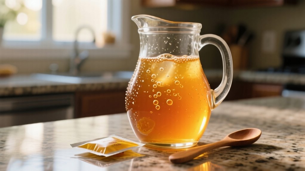 vigorous shaking prevents clumps