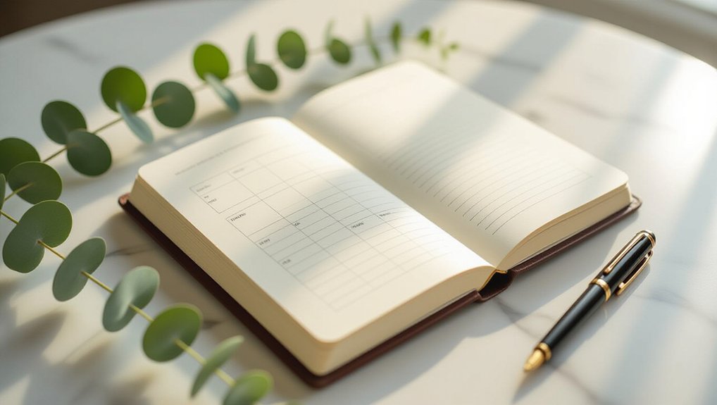 visual ten day habit tracking