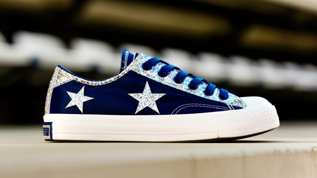 women s glitter team sneakers