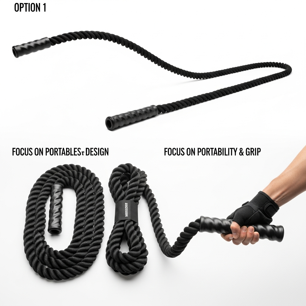 Weighted Ropeless Battle Ropes
