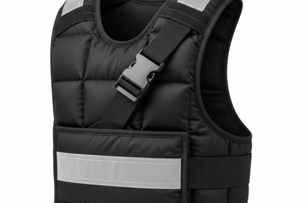 Weighted Vest for Women & Men with Reflective Stripe and Adjustable Buckle