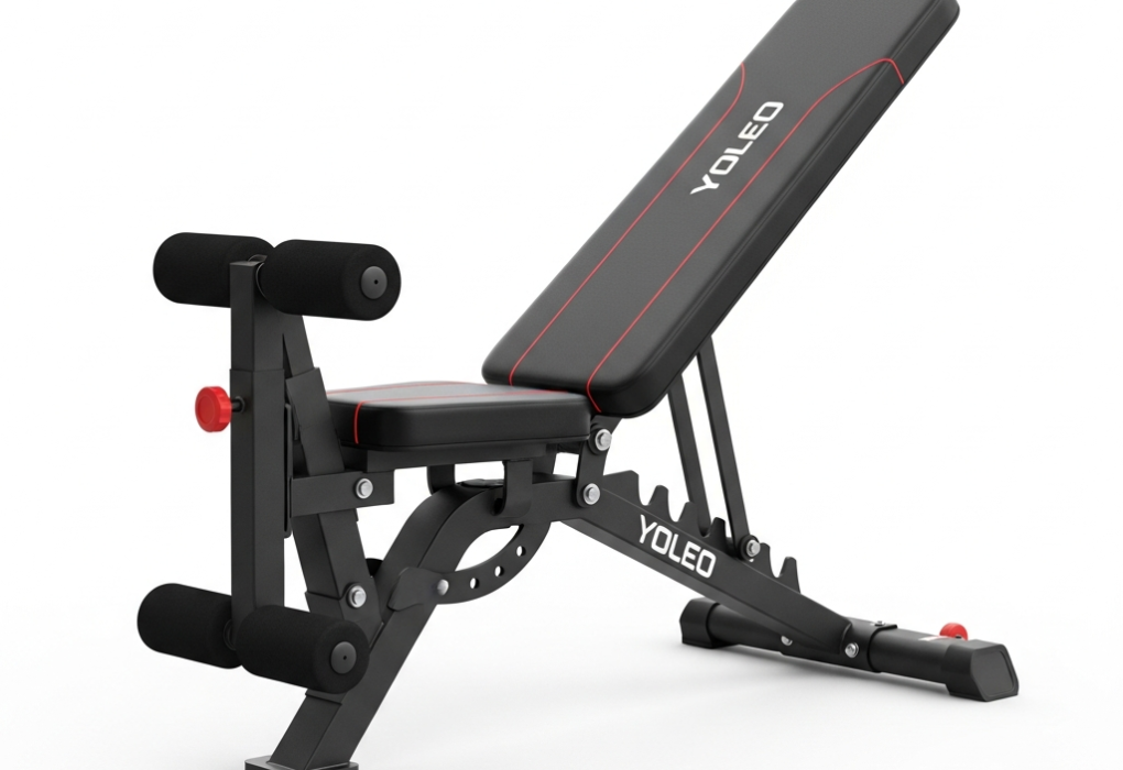 Yoleo Adjustable Weight Bench for Full Body Workout