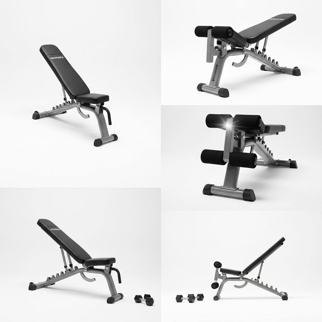 NICEPEOPLE Basic Weight Bench for Home Gym,