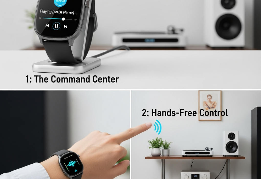 Smart Watch with Alexa Built-in