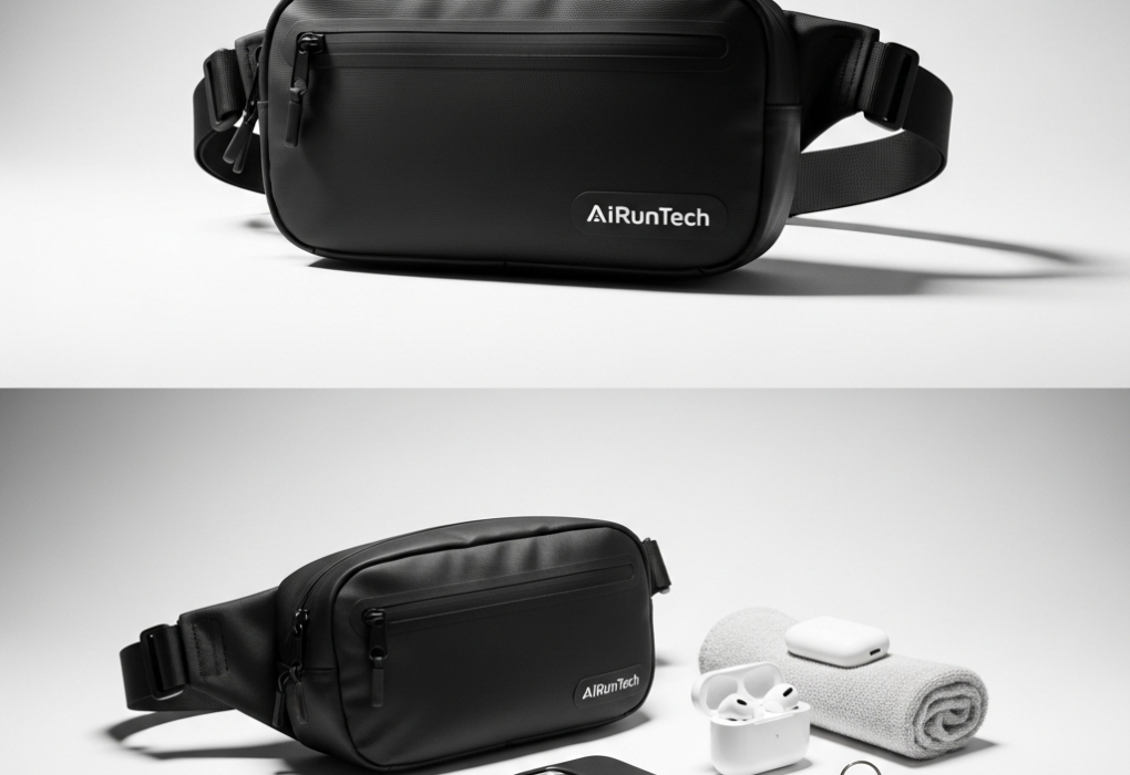 AiRunTech Waterproof Crossbody Belt Bag